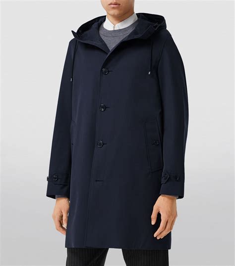 detachable hood burberry coat|burberry single breasted wool coat.